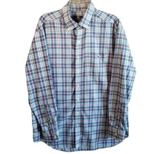 Vineyard Vines Shirt Mens Large Performance Classic Fit Tucker Plaid Long Sleeve